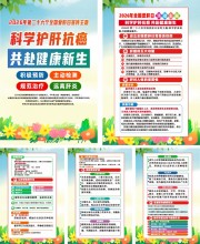 2026年全国爱肝日宣传系列海报展板