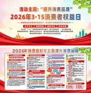 2026年315消费者权益日展板