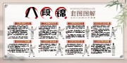 中医养生八段锦宣传展板