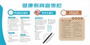 健康教育宣传栏设计模板