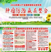 2026年全国肿瘤防治宣传周展板