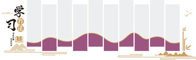 学习方法文化墙展板