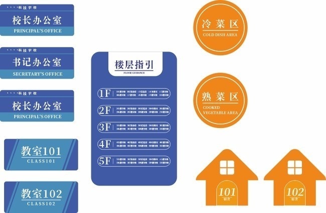 开学季新生报道简约指示牌