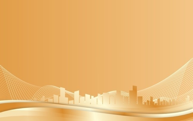金色城市背景图片素材