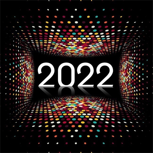 2022新年海报图片矢量