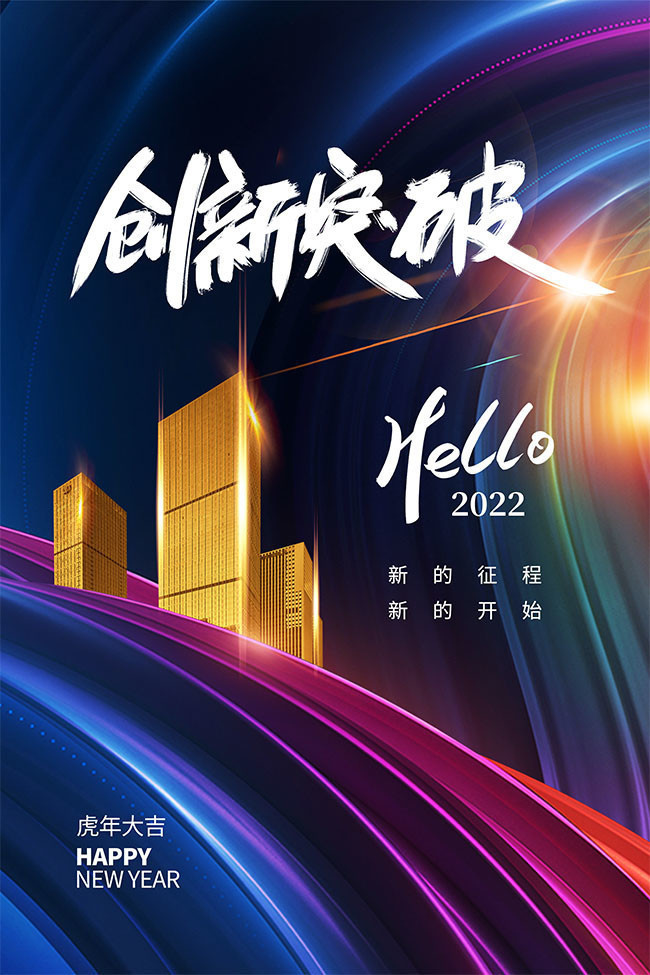 2022创新突破企业海报