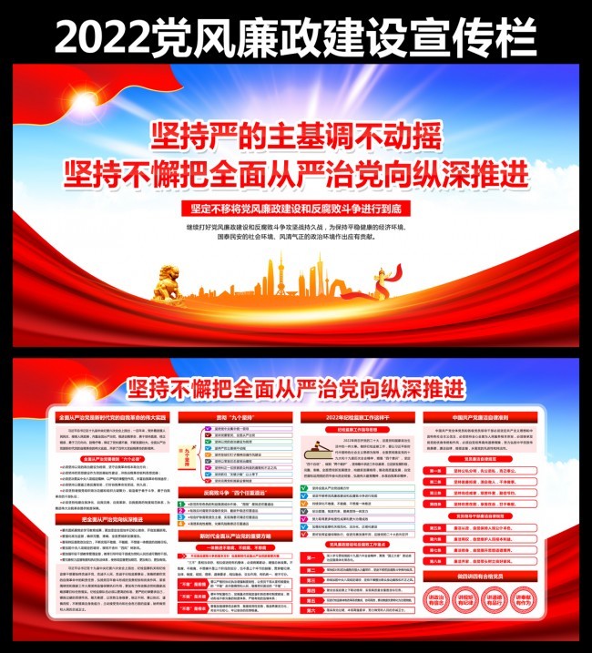 2022党风廉政建设宣传栏