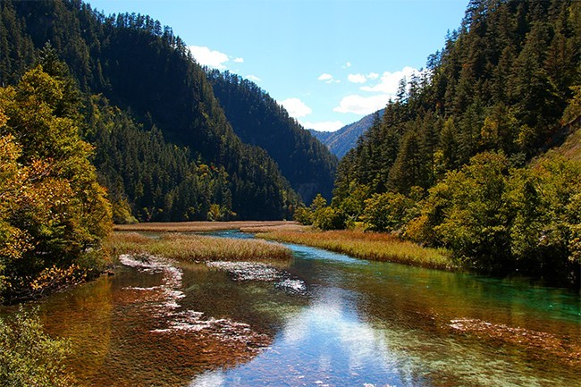 湖泊山水风景图片摄影