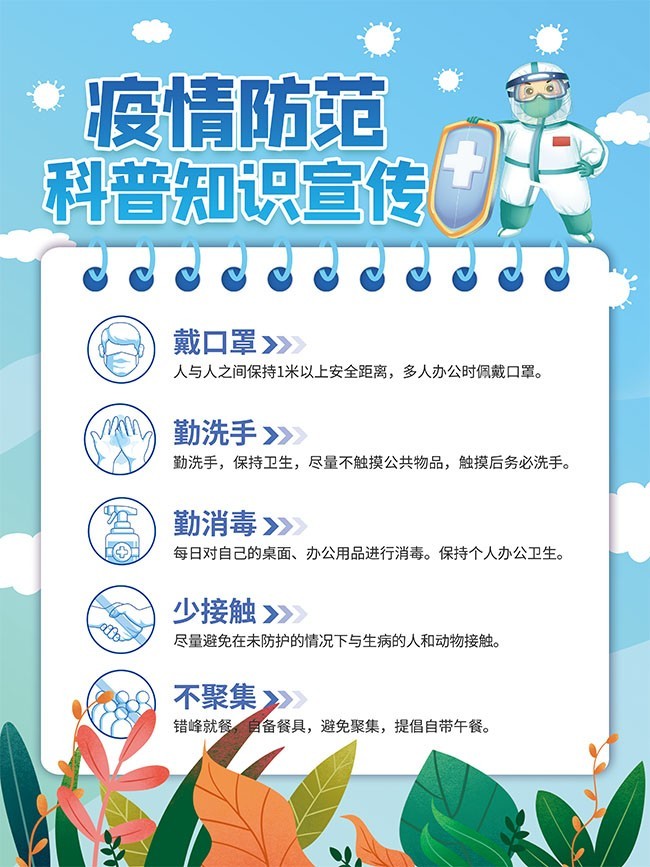 疫情防控抗疫海报