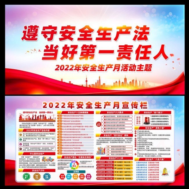 2022年安全生产月图片