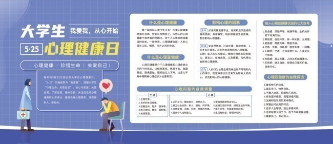 大学生心理健康宣传栏图片下载