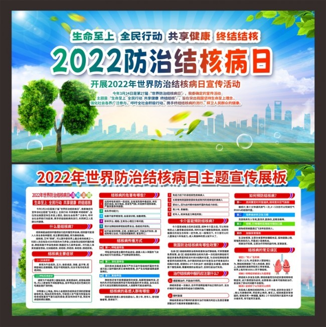 2022防治结核病日宣传栏