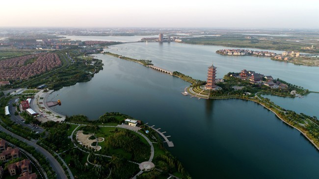 大沽河度假区风景图片素材