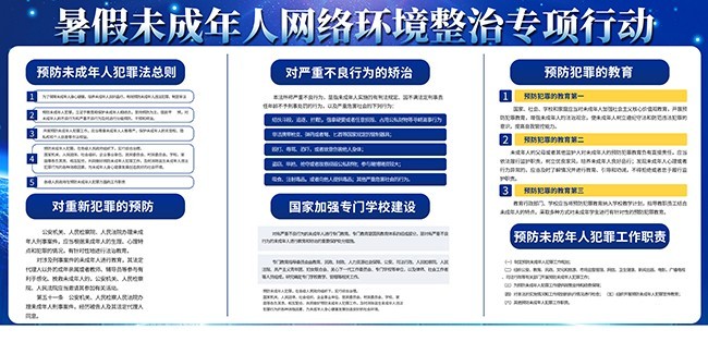 暑假未成年人网络环境专项行动宣传栏图片