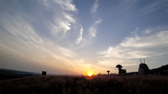 夕阳晚霞风光图片