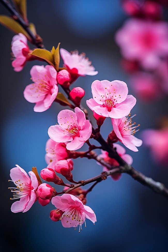 梅花特写图片