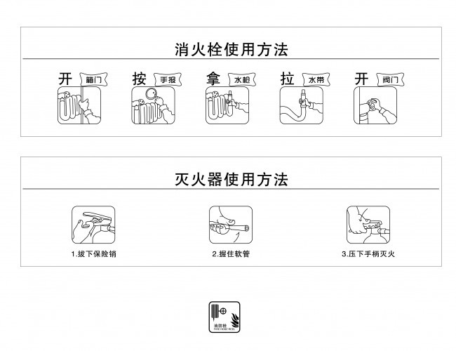 消防栓使用方法图片