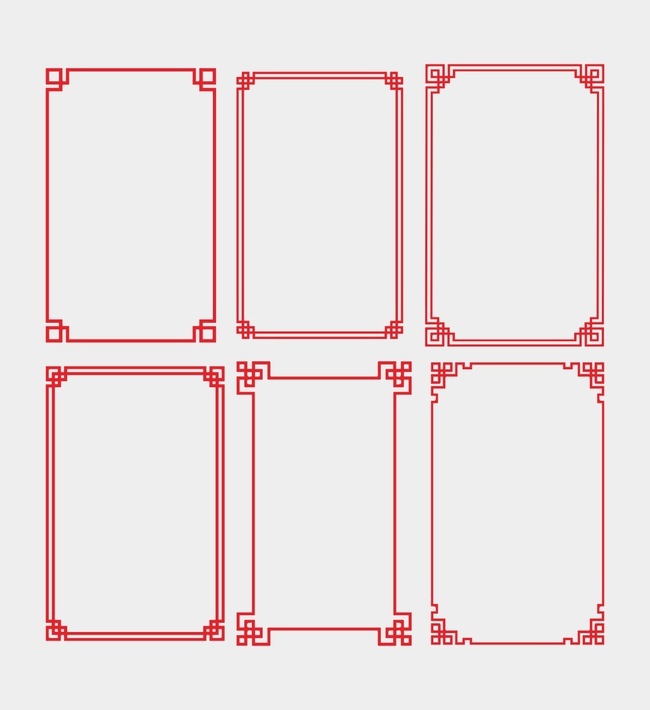 中式边框图片下载