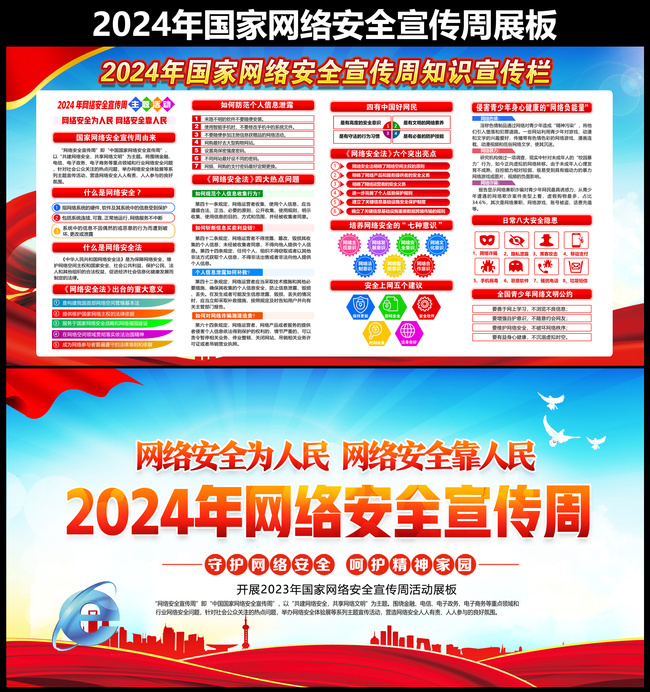 2024年网络安全宣传周展板下载