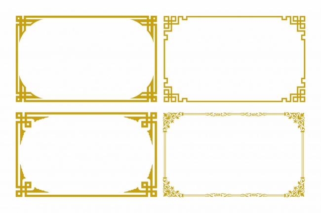 矢量边框图片素材下载