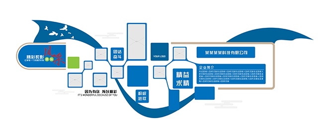 企业文化墙设计图片下载