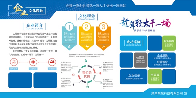 企业文化园地宣传栏