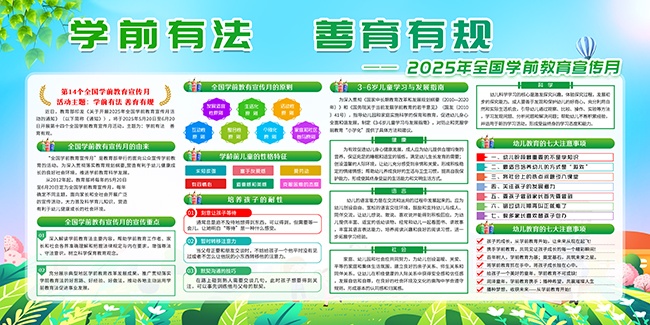 2025年全国学前教育宣传月图片素材下载