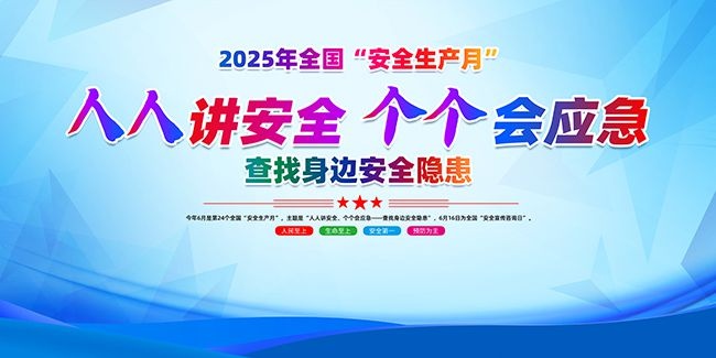 安全生产月海报图片素材
