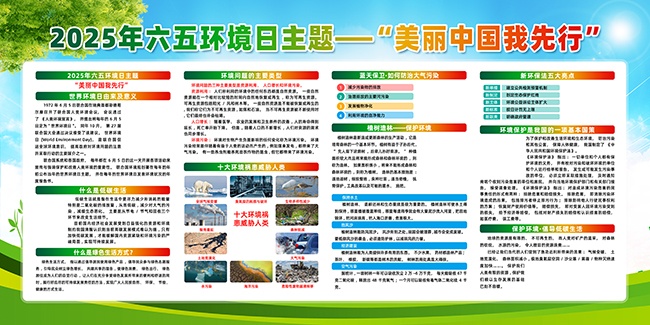 2025年六五环境日展板设计