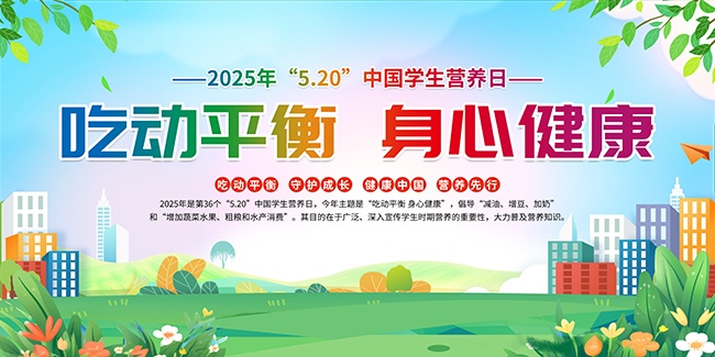 2025年中国学生营养日宣传栏