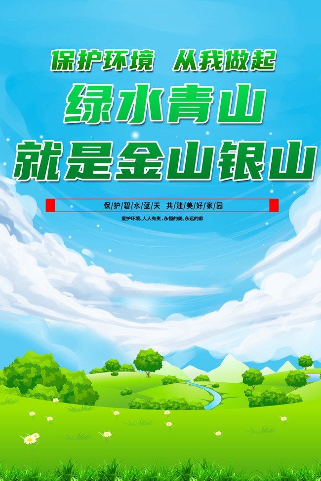 保护环境环保海报