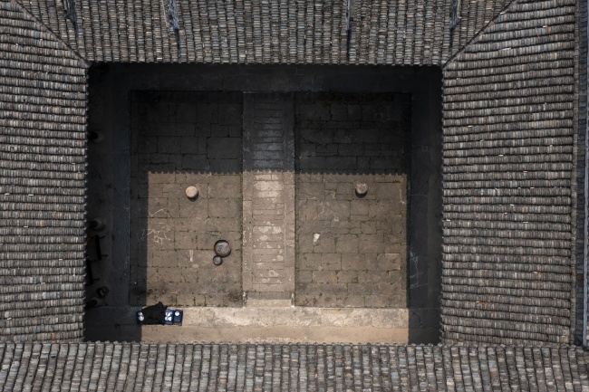 古建筑天井图片素材