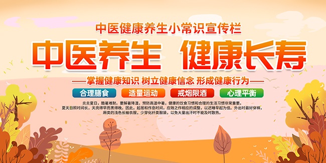 中医健康养生小常识宣传栏