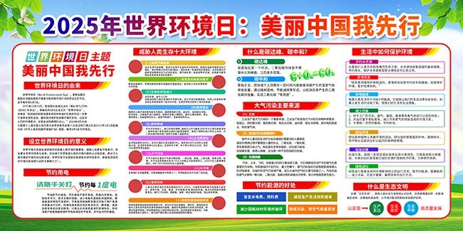 2025年世界环境日展板