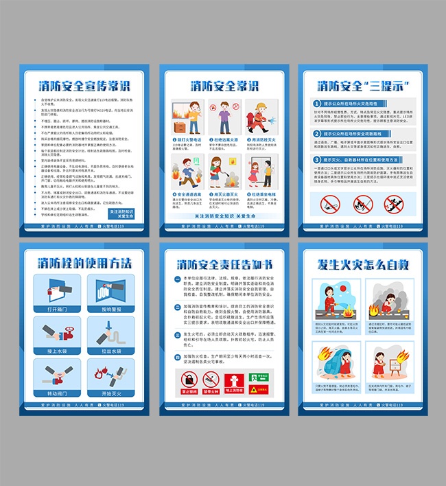 消防安全知识挂图