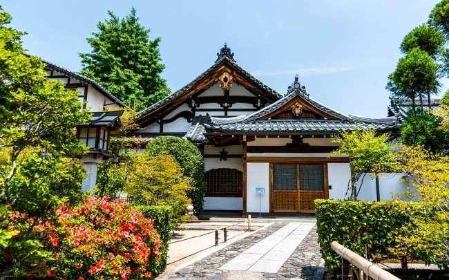 日本旅游寺庙建筑图片