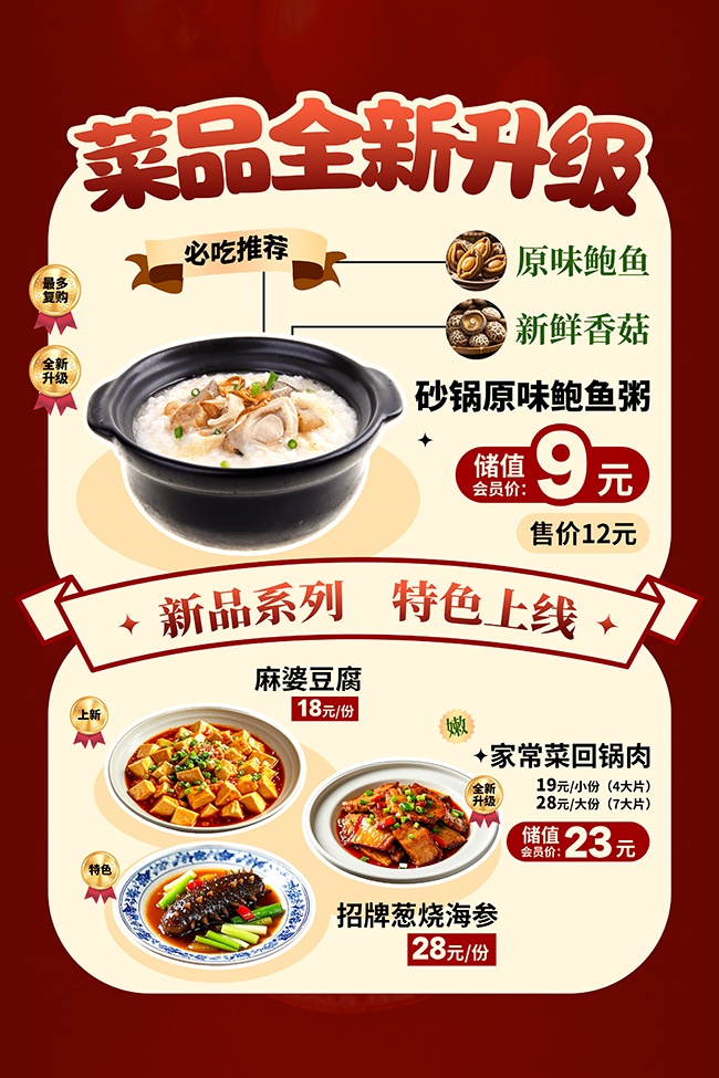 餐饮美食宣传海报