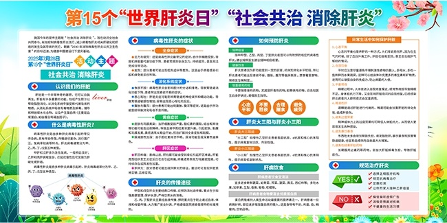 2025年世界肝炎日展板