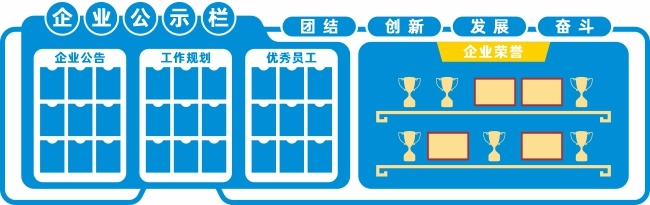 企业展板宣传栏文化墙