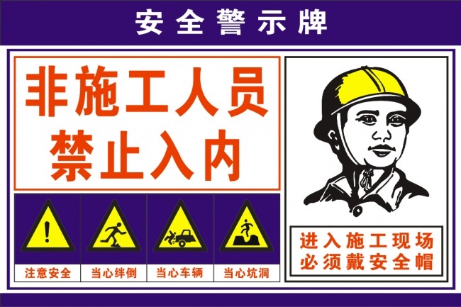 安全警示图标素材下载