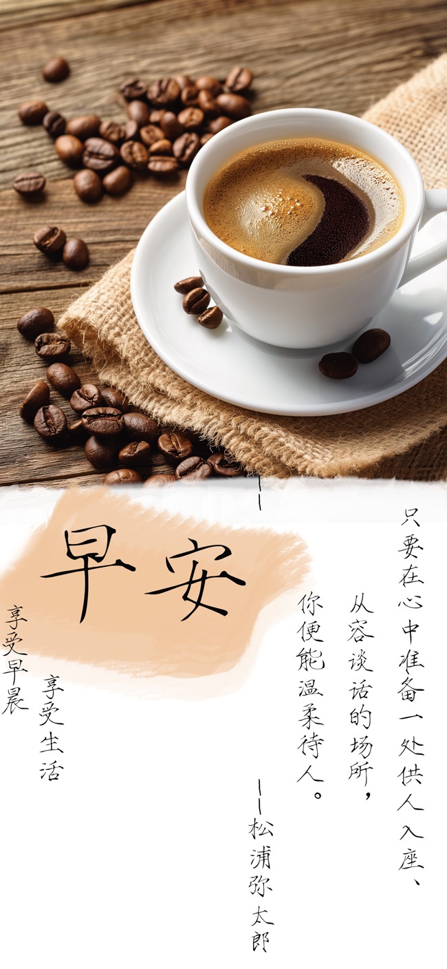 早安海报图片素材