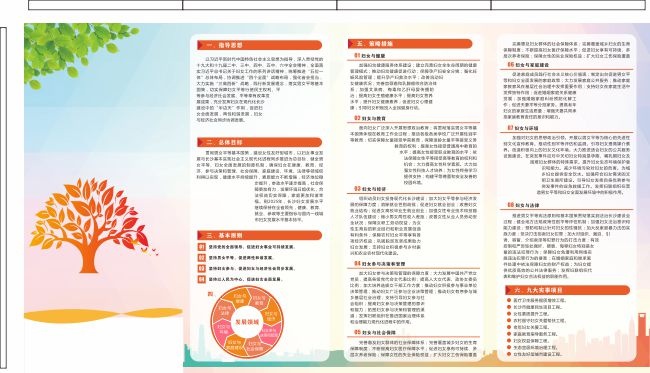 妇女儿童发展规划折页图片素材下载