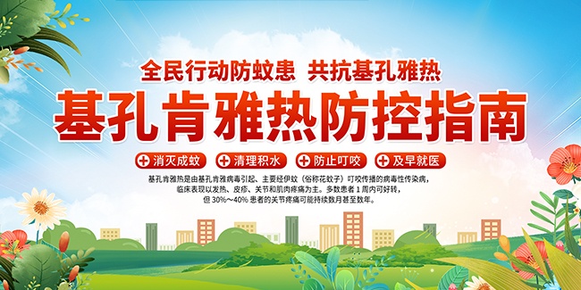 预防基孔肯雅热防蚊灭蚊知识宣传栏