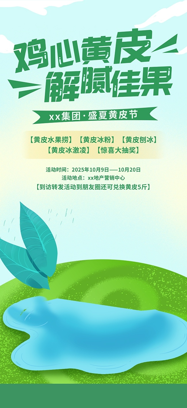 黄皮果水果海报