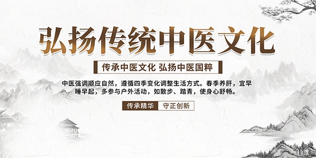 弘扬传统中医文化海报图片素材