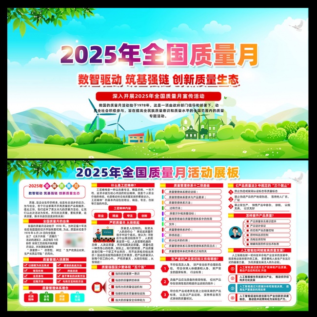 2025年全国质月宣传图