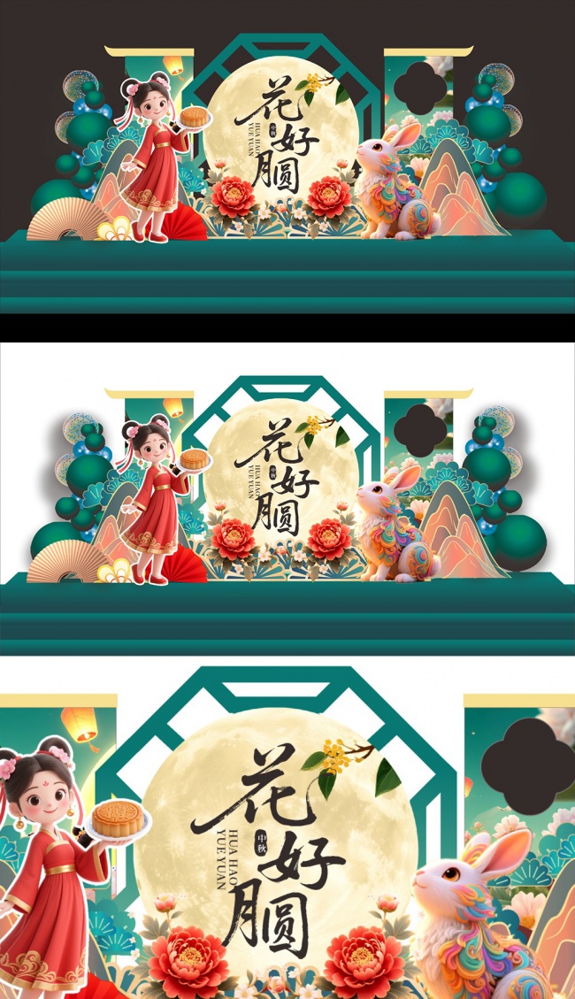 中秋节美陈