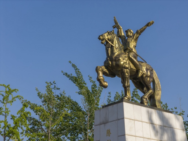 城市雕塑摄影图片素材