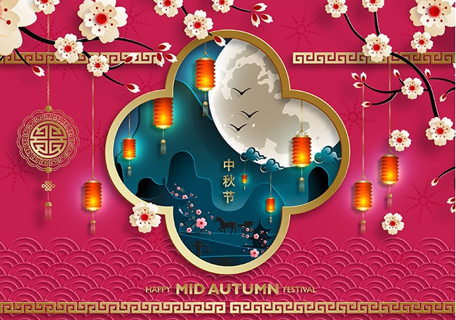 中秋节背景图片素材下载