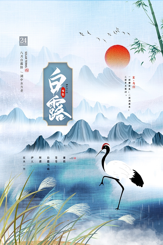 白露节气宣传图片下载